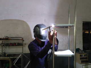 Modern welding Modern welding setup of Tungsten inert gas and metal inert gas